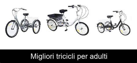 Modelli di tricicli adulti e accessori