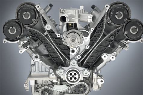 Illustrazione del sistema di distribuzione di un motore a 4 tempi