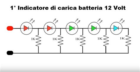 Schema di un pedalò con indicatore batteria