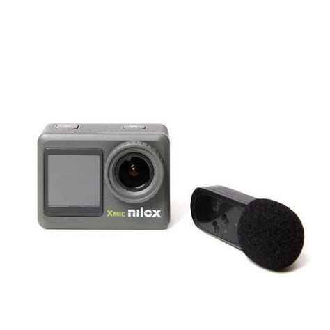 Dettaglio microfono esterno action camera Nilox