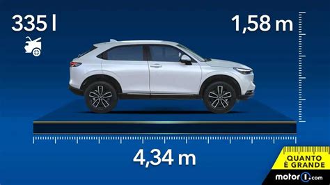Grafico comparativo dimensioni Honda HR-V per anno
