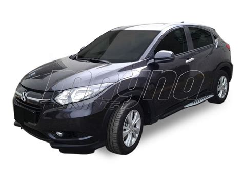 Vista laterale della Honda HR-V con enfasi sulle linee di design