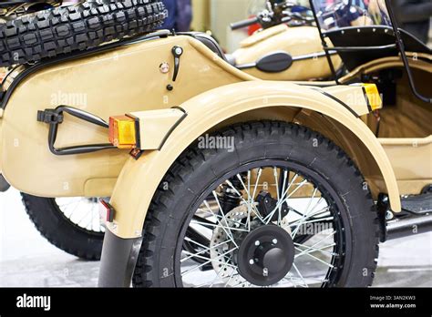 Motocicletta con sidecar d'epoca