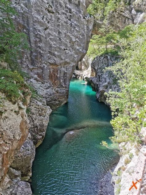 Gola del Cellina vista dall'alto