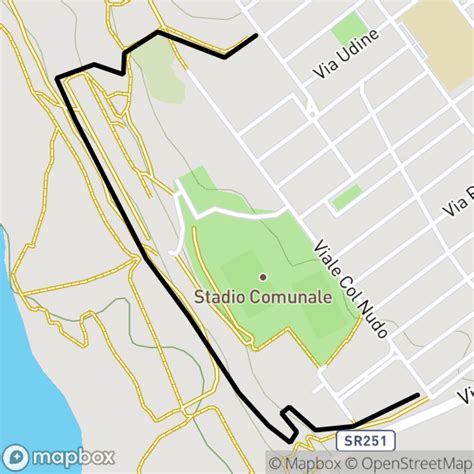 Mappa dei percorsi ciclabili nella zona di Montereale Valcellina
