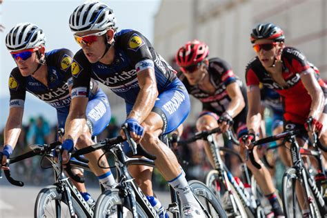 Ciclista in gara