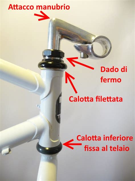 Componenti di una serie sterzo