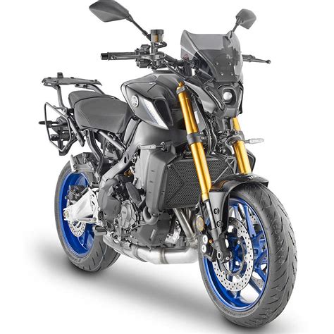 Telaietti Givi TR2169 con borse morbide montate su Yamaha MT-09