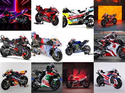 MotoGP bikes on track