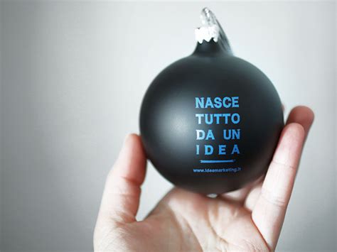 Palline di Natale personalizzate con logo aziendale