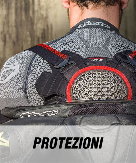 Schema anatomico protezioni moto