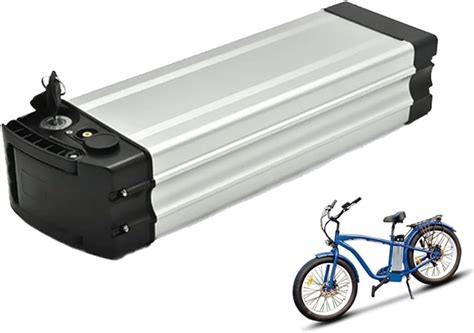 Bicicletta elettrica con batteria al litio montata