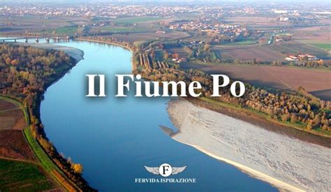 Fiume Oglio che sfocia nel Po