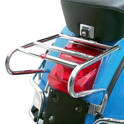 Porta ruota posteriore Lambretta cromato integrato diagramma installazione