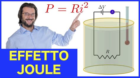 Illustrazione schematica dell'effetto Joule