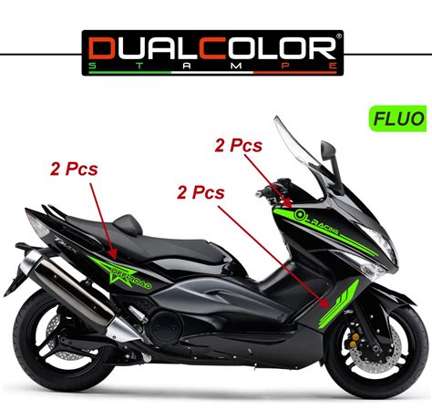 adesivi yamaha tmax 500 grafica esempio