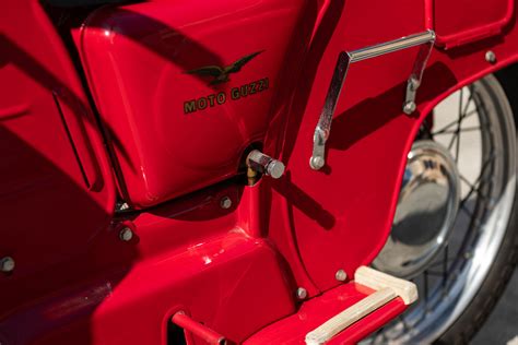 Particolare del telaio di un Guzzi Galletto