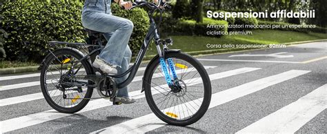 Bicicletta elettrica in un ambiente urbano
