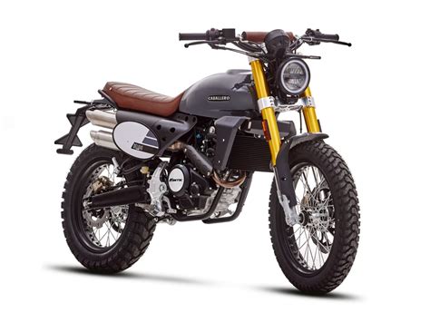 Fantic Caballero 125 Scrambler in colorazione classica