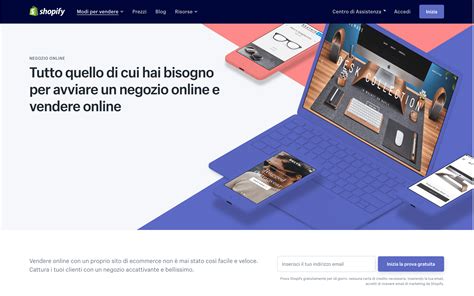 Interfaccia di un sito di e-commerce per accessori per monopattino