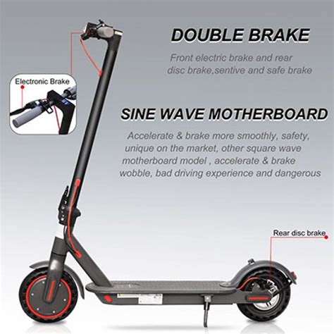 Monopattino elettrico Aovo con dettagli del motore e delle luci