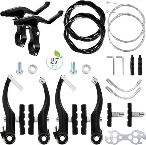 Dettaglio del freno anteriore e posteriore di una bicicletta per bambini