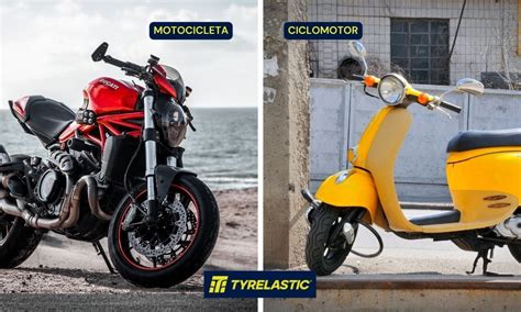 Illustrazione che mostra la differenza tra un ciclomotore e un motociclo elettrico
