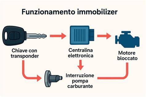 Immagine: schema funzionamento immobilizer