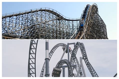 Diverse tipologie di montagne russe