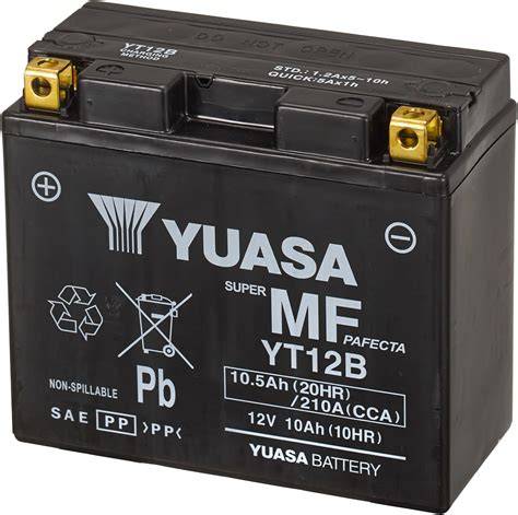 batteria Yuasa YT12B dimensioni compatibilità