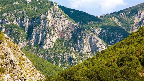Panoramica della Gola della Rossa