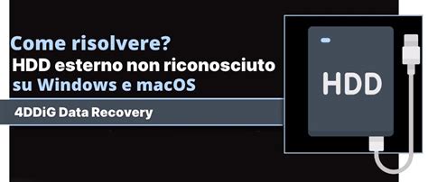 Infografica che illustra le possibili cause di un hard disk non riconosciuto, dalla compatibilità del file system ai problemi hardware
