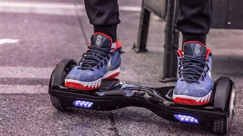 Hoverboard a due ruote in azione