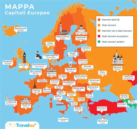 Mappa delle città ciclabili europee