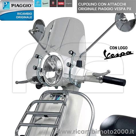 Vespa PX con cupolino trasparente