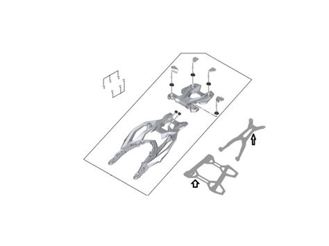 Schema di fissaggio portapacchi moto
