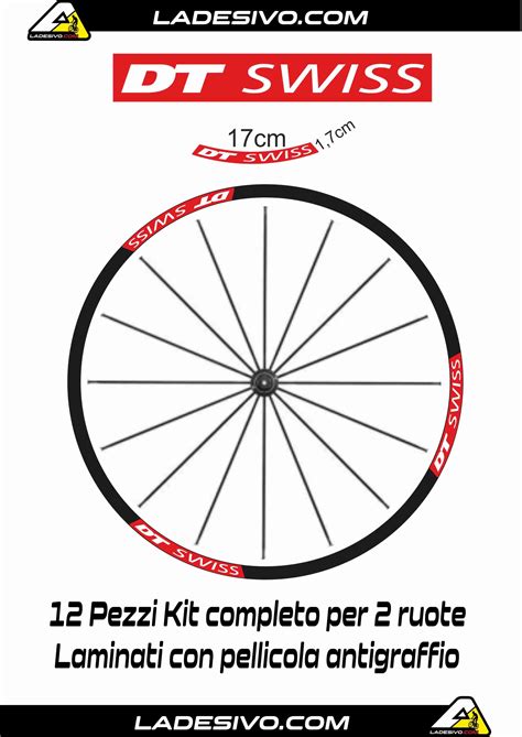 Cerchi DT Swiss 29er MTB con adesivi personalizzati
