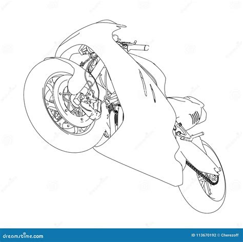 Illustrazione di un motociclo Euro 0