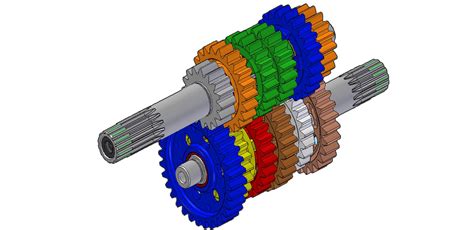 Dettaglio delle forchette di un cambio motociclistico