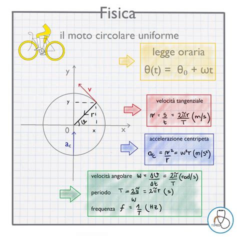 grafico spazio-tempo di un moto circolare uniforme e di un moto armonico