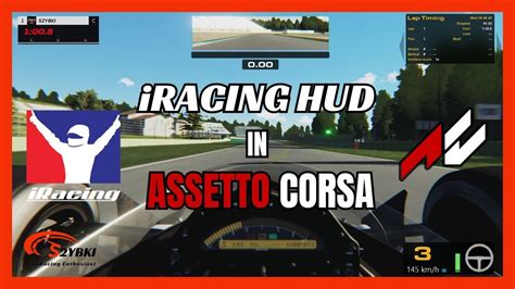 Screenshot di un HUD di Assetto Corsa con widget pedali visibili