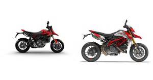Infografica confronto versioni Hypermotard