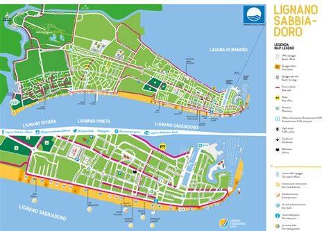 mappa località Lignano Sabbiadoro enduro