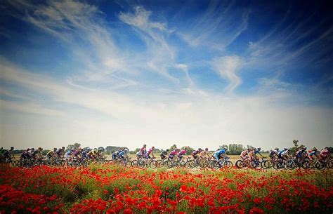 Paesaggio italiano in bicicletta