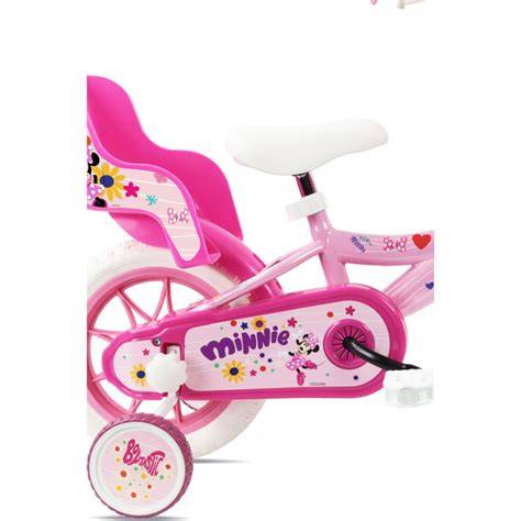 bambina su bicicletta 12 pollici Minnie