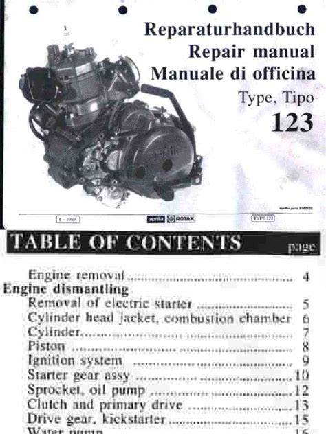schema asse pedivella Rotax 123