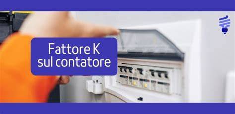 contatore elettrico display fattore k 15%
