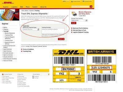 Spedizioni internazionali e tracciabilità (dhl)
