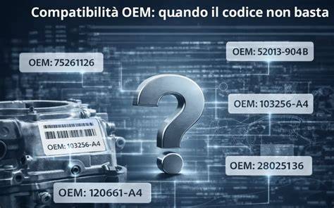 Verifica codice ricambio e compatibilità