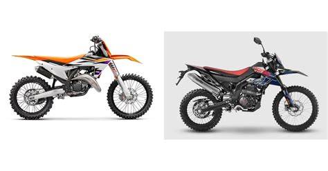 grafico confronto modelli SX RX 50 125